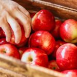 Container Gardening - Red Apples on Wooden Crates